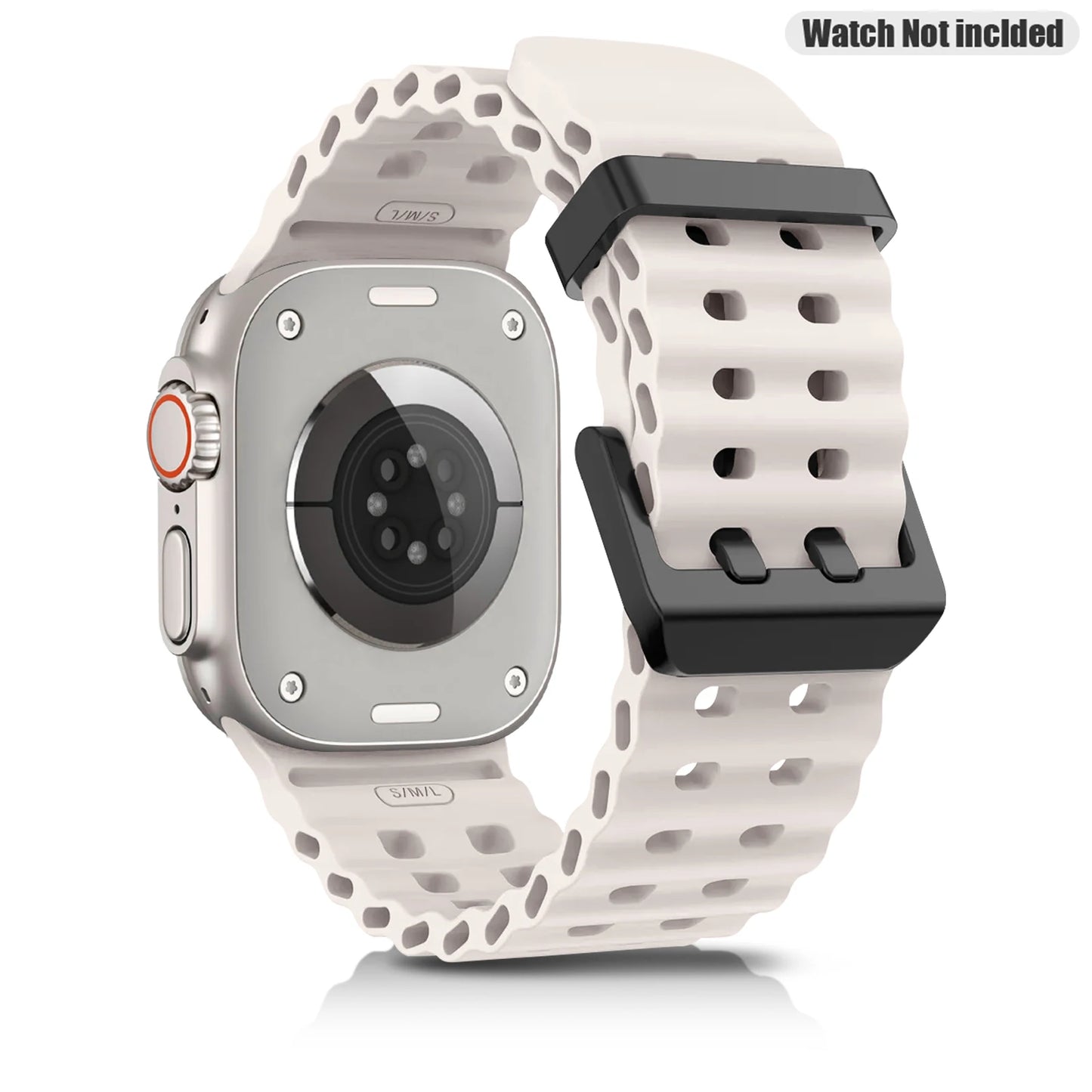 Sports Silicone Watch Strap For Apple Watch Ultra 2 49mm 46mm 45mm 44mm Watchband For iWatch Series 10 9 8 7 se Band Bracelet 