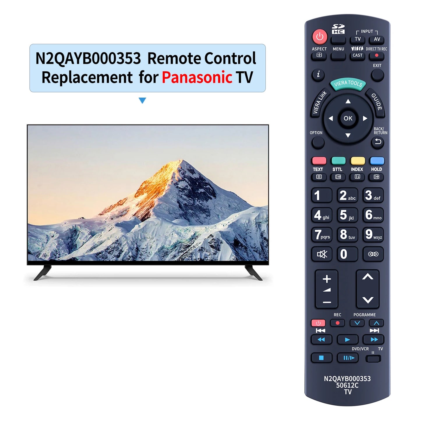 N2QAYB000353 Remote Control For Panasonic TX-L37V10B TX-L32CX3E TX-P42G15B TV