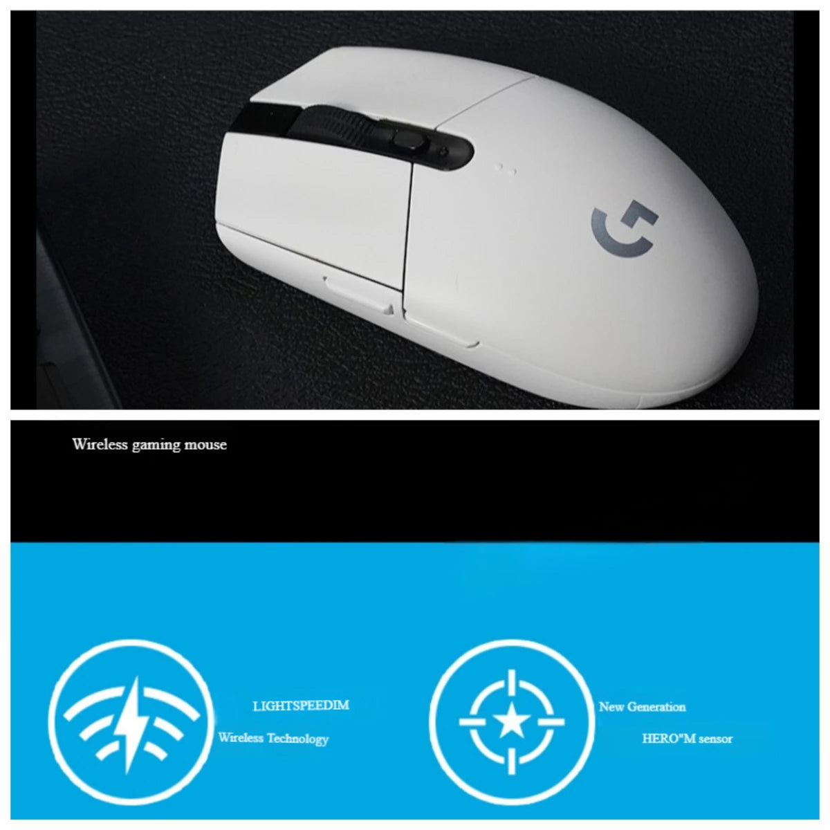 logitechG304 / G305 wireless gaming mouse is designed for high-performance gaming, offering an efficient and responsive gaming.