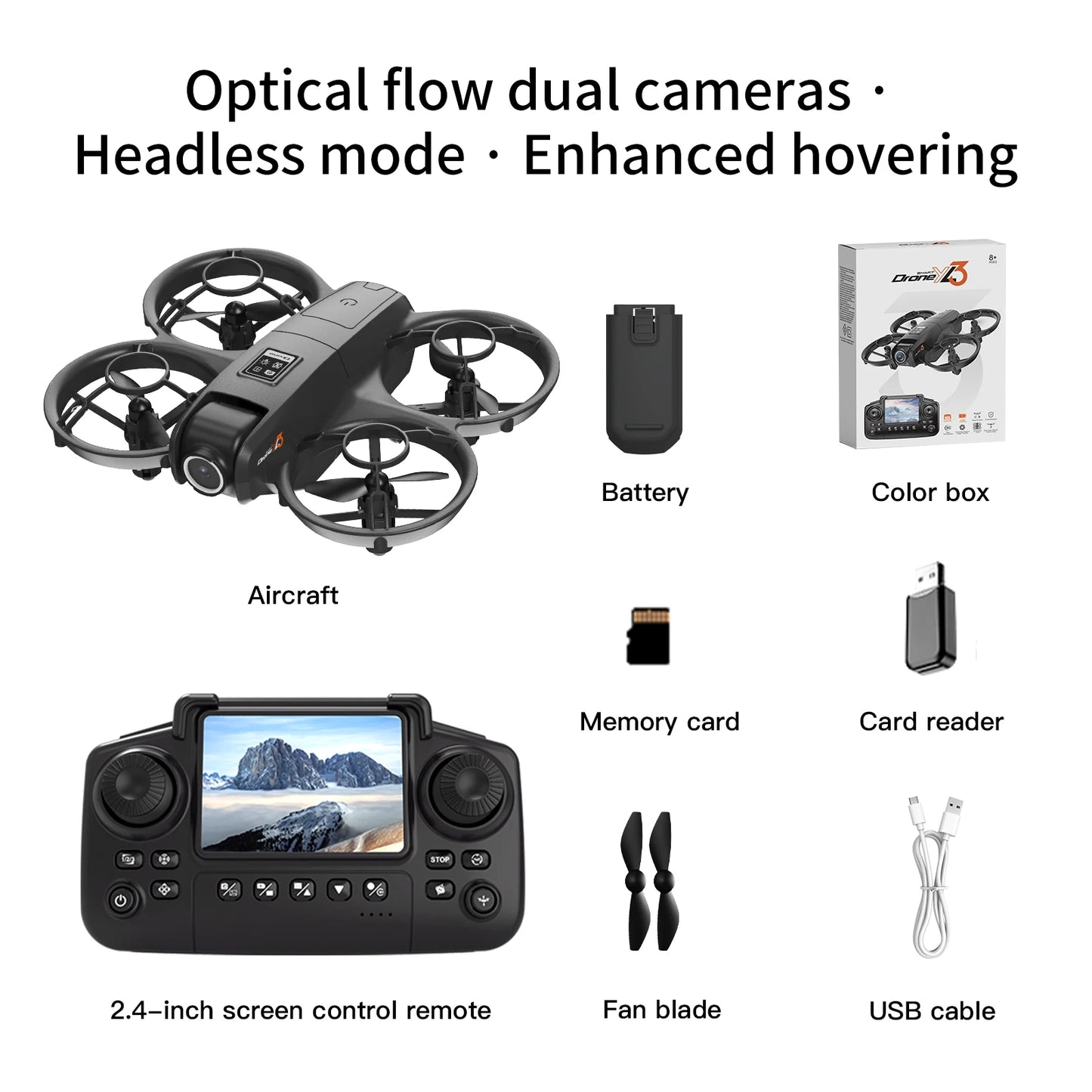 OPPO YL3 GPS Drone Multiple Batteries 8K HD Camera With Screen Remote Control Avoidance Aerial Quadcopter Ultralong Battery Life