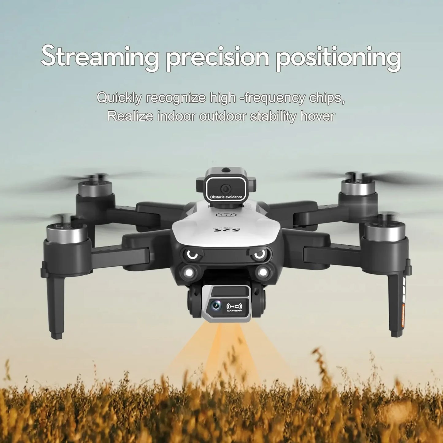 s2s sBrushless Drone 4k Profesional 8K HD Dual Camera Obstacle Avoidance Aerial Photography Foldable Quadcopter Flying 25Min