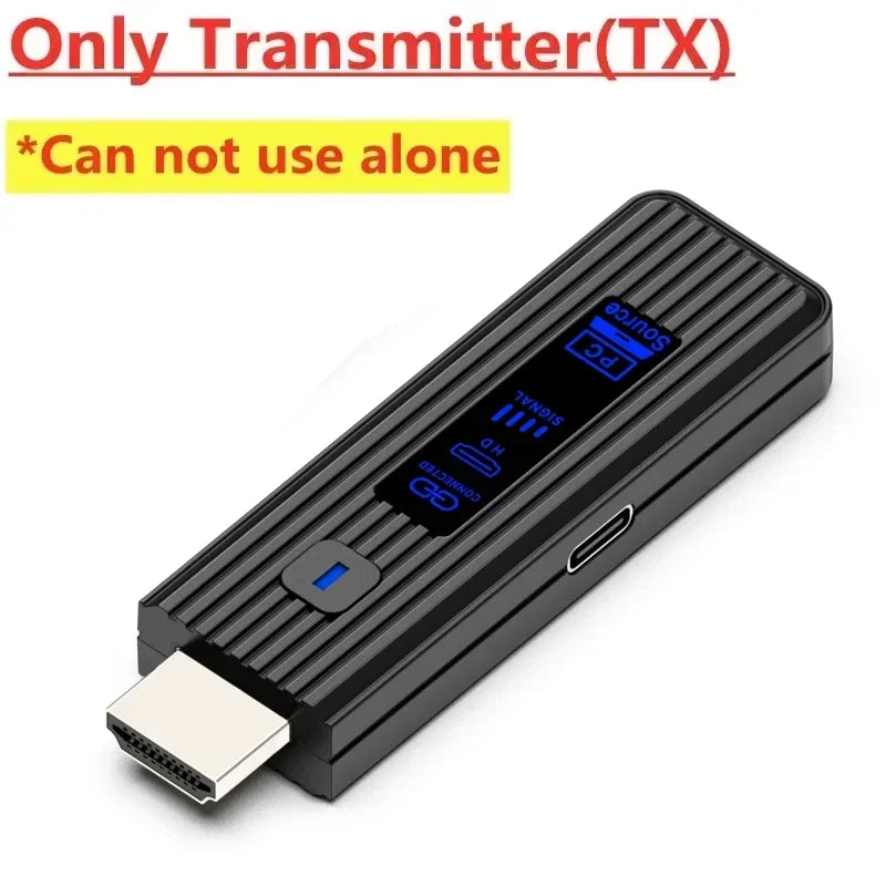HDMI Wireless Transmitter And Receiver 1080P 50M HDMI Wireless Video TV Stick Display Extender For Camera Laptop PC to TV