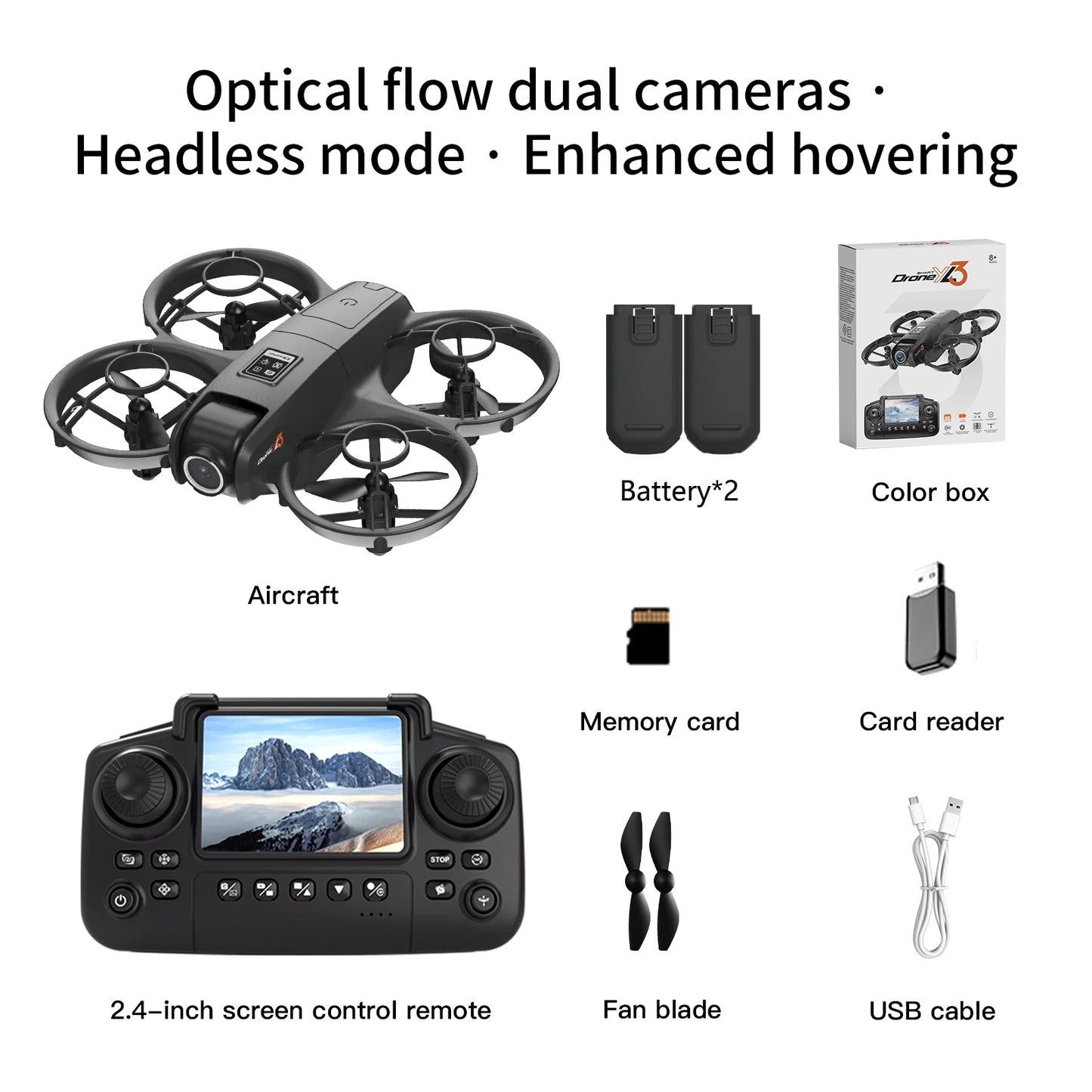OPPO YL3 GPS Drone Multiple Batteries 8K HD Camera With Screen Remote Control Avoidance Aerial Quadcopter Ultralong Battery Life