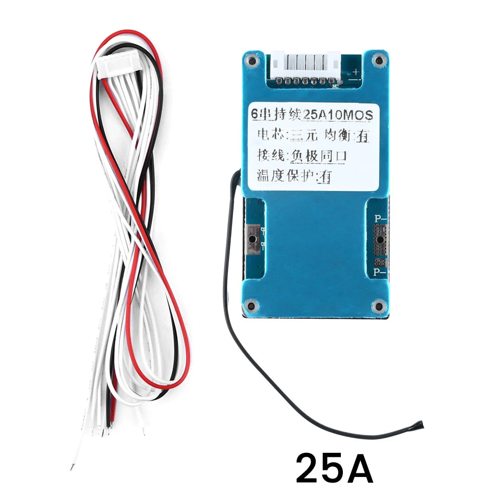 6S 22.2V Lithium Battery Charger Protection Board Active Equalisation Module with Temperature Control Battery Management System