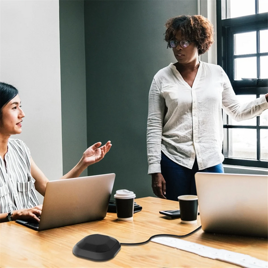 3.5mm Plug Conference Microphone 360 Omnidirectional Condenser Computer PC Mic Desktop Microphone Plug &PlayN01R