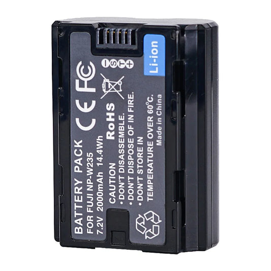 7.2V 2000MAH NP-W235 Camera Battery For Fujifilm XT5 XT4 GFX 100S/50SII XH2S XH2 Battery