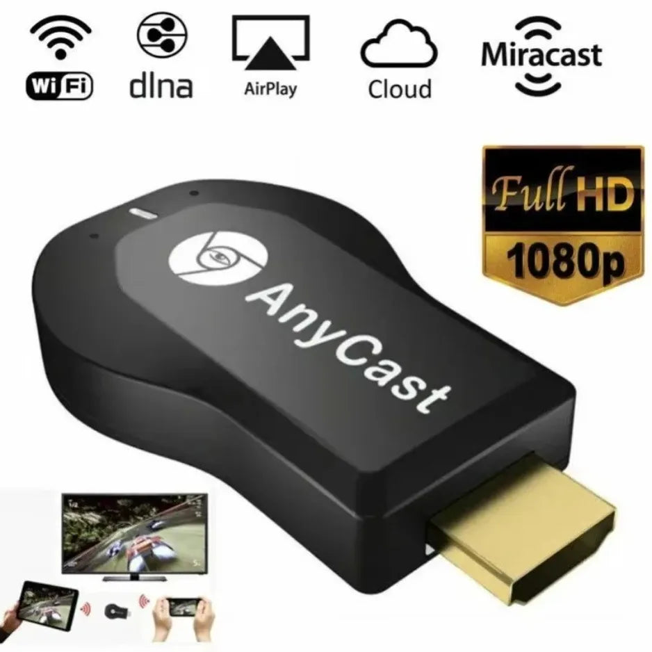 XIKCU M2 Plus Wireless WiFi Display 4K 1080P HDMI-compatible TV Dongle Receiver for DLNA Airplay Miracast for AnyCast for IOS