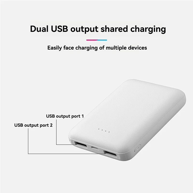 A37T-Power Bank Portable Mini Charger Fast Charging External Battery Pack For Heating Vest Jacket Scarf Socks Gloves