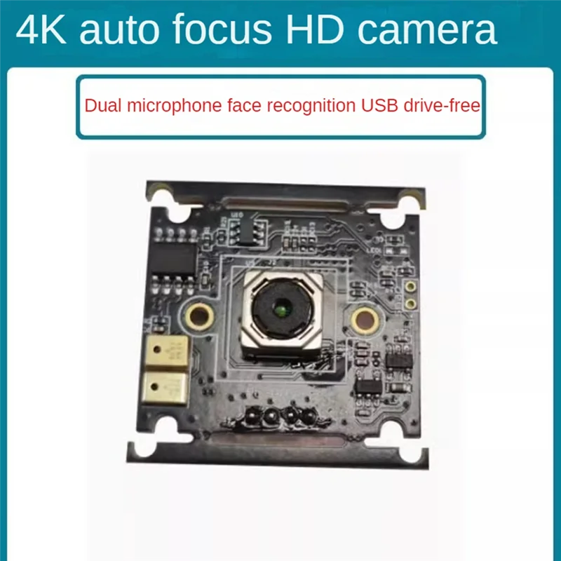 B04C-4K HD Autofocus USB Camera Module 3840X2160 30FPS IMX258 Sensor 79° 66.4° 53.1° Built-In Microphone Auto Focus Lens
