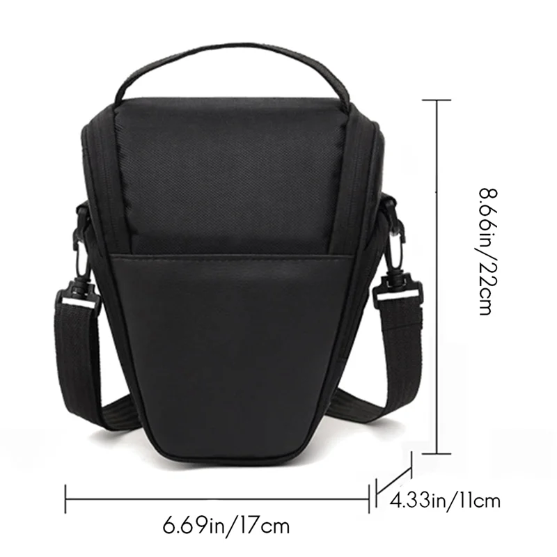 B29C-Camera Bag Triangle Camera Case Shoulder Case Digital Camera Bag for DSLR SLR Camera