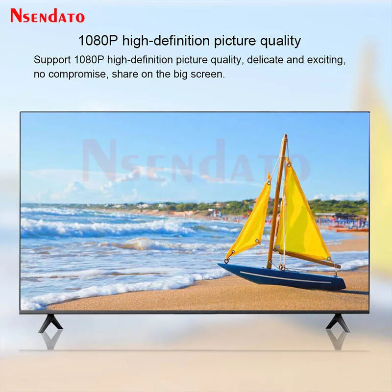 Wireless HDMI-Compatible Extender Video Transmitter Receiver 100M 1TX to 2RX Wifi Display TV Stick Dongle Adapter for PC TV