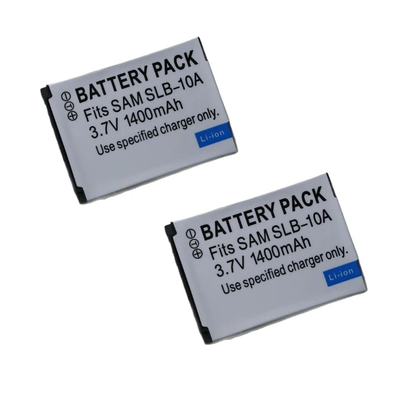 SLB-10A SLB10A 3.7V 1400mAh Camera Battery for Samsung SL102 SL202 SL420 SL620 SL820 HZ10W HZ15W ES55 L100 L110 L200 L210 L310W