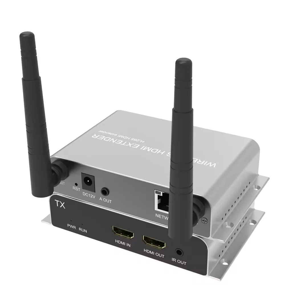 4K HDMI Wireless Extender RJ45 200m 5G/5.8G WIFI Stable Through-Wall Projection Transmitter and Receiver for Laptop TV Projector