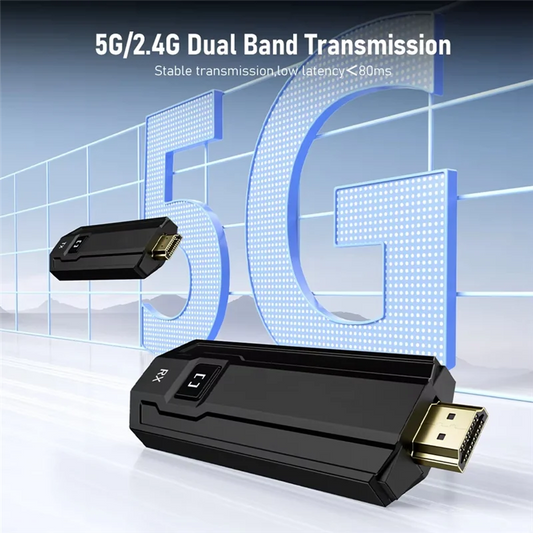 CABE--Compatible Wireless Transmitter And Receiver 1080P Meeting Transmitter Receiver For Laptop TV Projector Monitor Camera