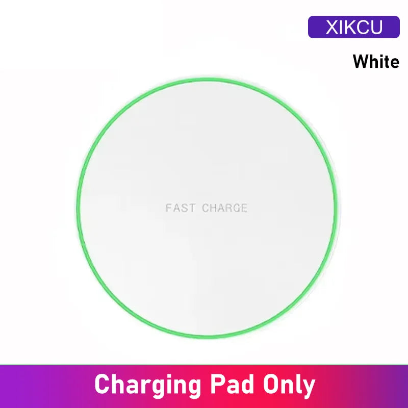 Wireless Charger Pad Stand Mobile Phone Chargers Fast Charging Dock Station For iPhone 16 15 14 13 12 Samsung S24 S23 S22 Xiaomi