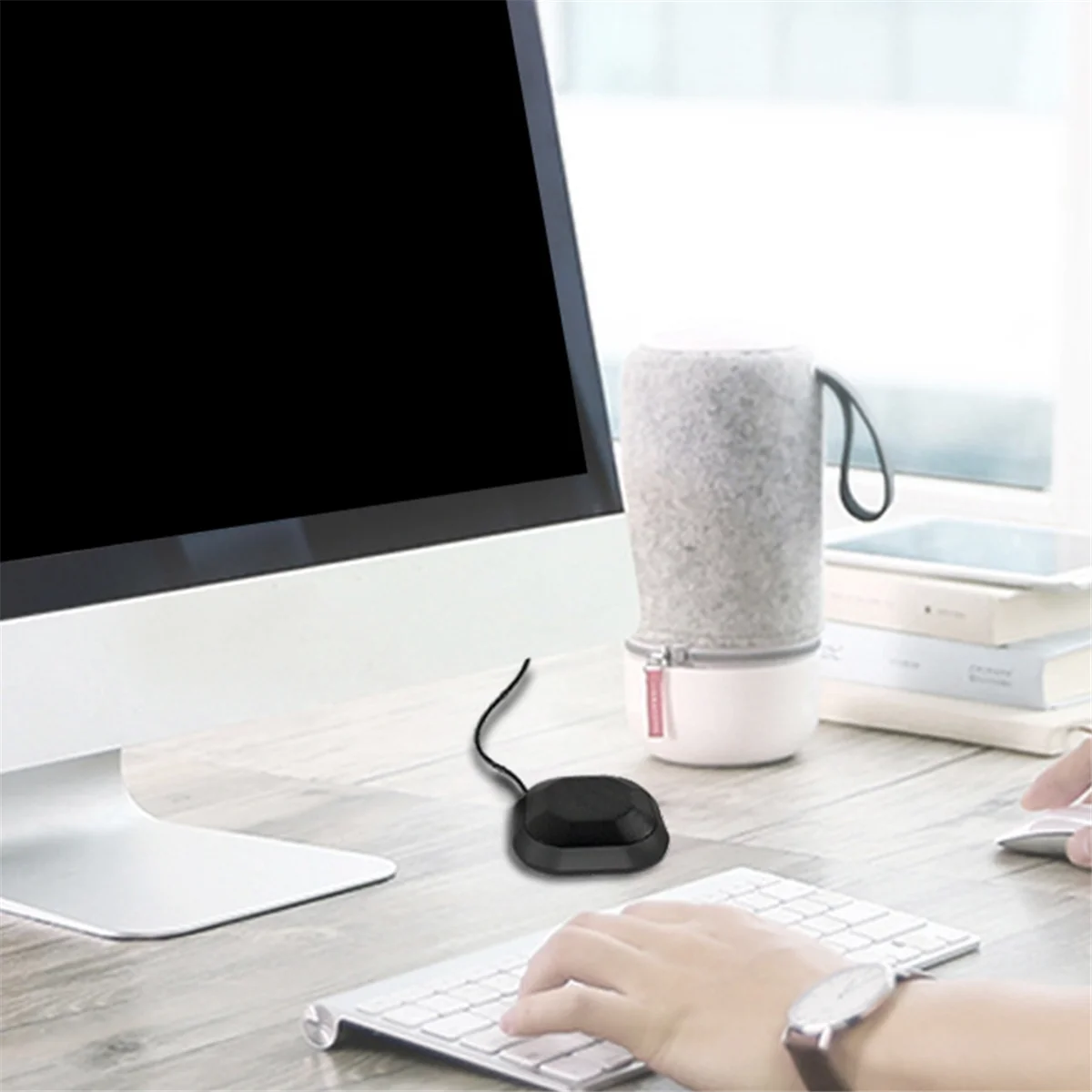 3.5mm Plug Conference Microphone 360 Omnidirectional Condenser Computer PC Mic Desktop Microphone Plug &PlayN01R