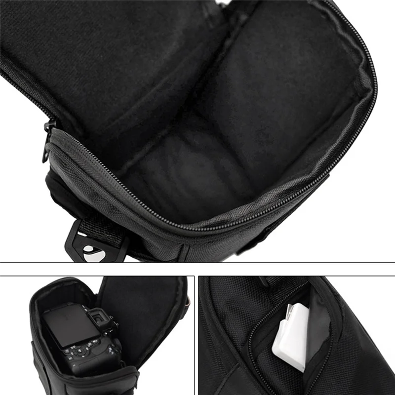 B29C-Camera Bag Triangle Camera Case Shoulder Case Digital Camera Bag for DSLR SLR Camera