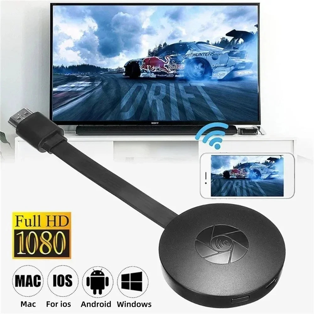 1080P G2 WiFi Dongle Wifi Display Receiver For Display HDMI Portable Miracast Dongle For TV Projector Android iOS Mirror Screen
