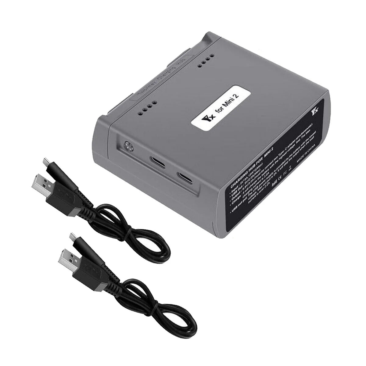 Newest Fast Smart Battery Charger with USB Port Battery Charger for DJI MINI 2/MINI Drone Battery Charging Hub