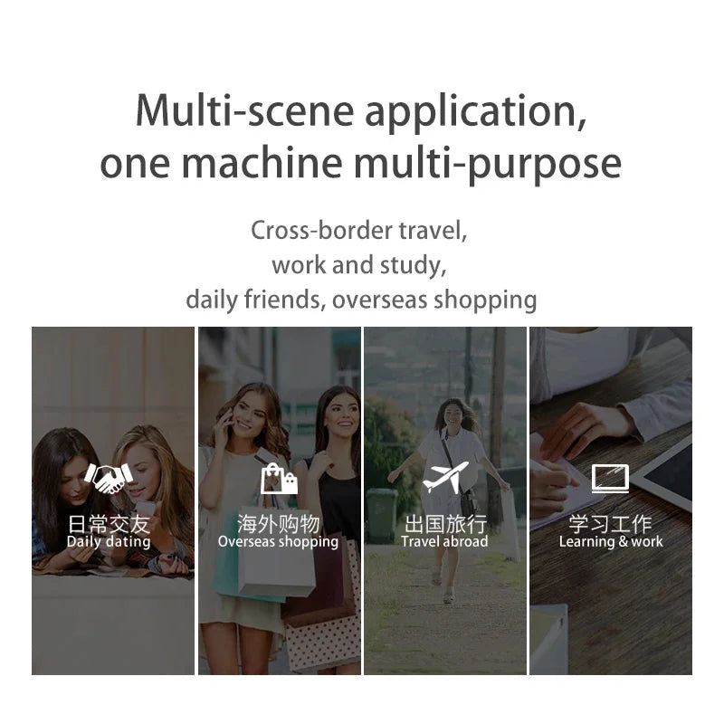 Newest Upgrade 137 Language Translator T10 Smart Translator Offline translator Real-time language translator Portable Traduttore