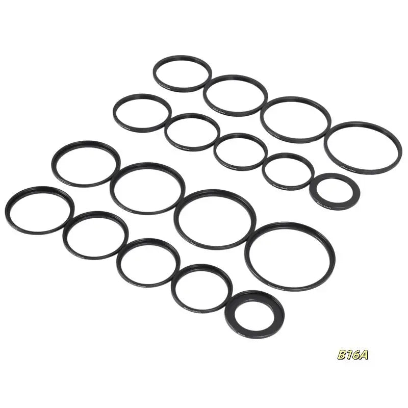 36Pcs Lens Filter Ring Adapter Step Up Down 37-82Mm Set For Canon Nikon Camera