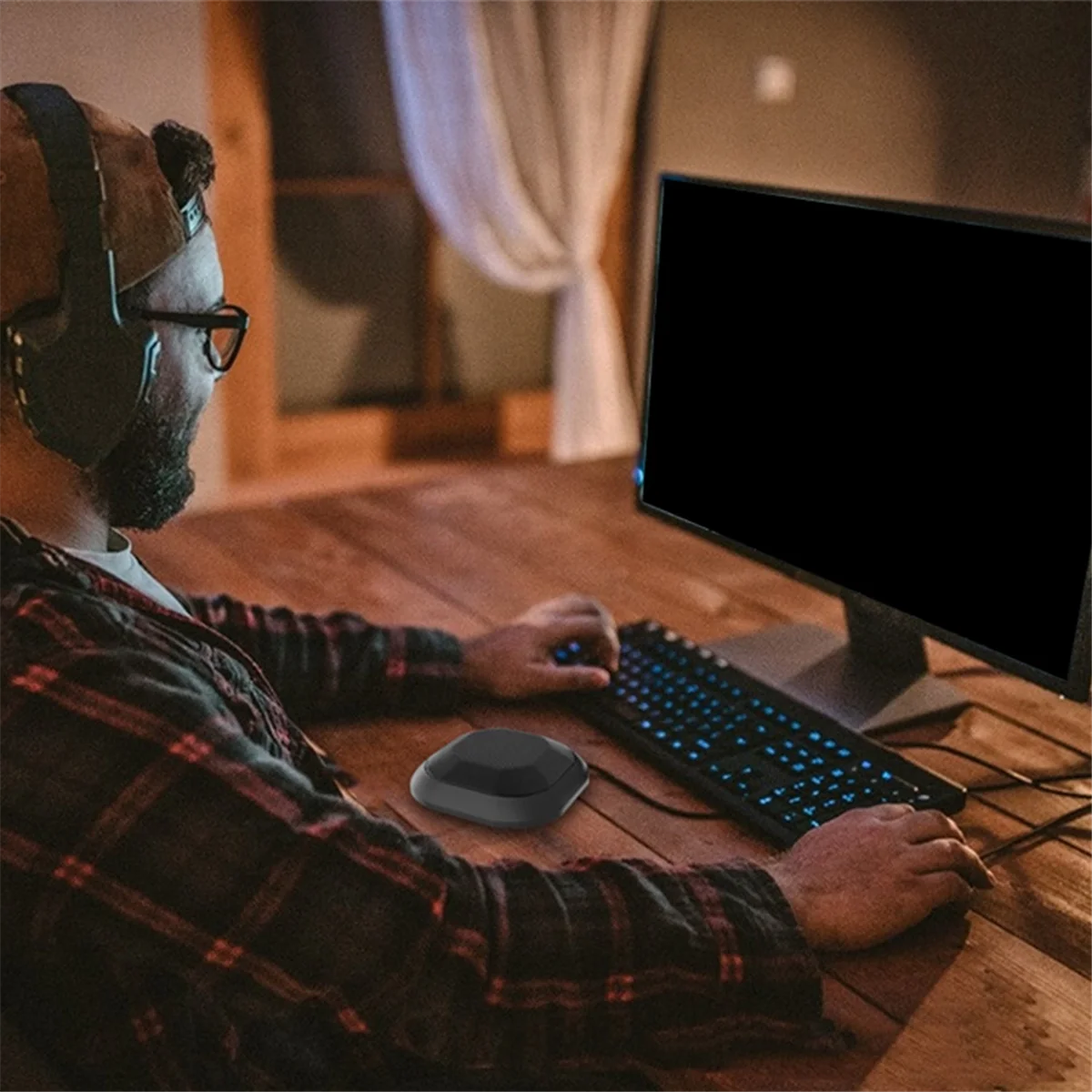 3.5mm Plug Conference Microphone 360 Omnidirectional Condenser Computer PC Mic Desktop Microphone Plug &PlayN01R