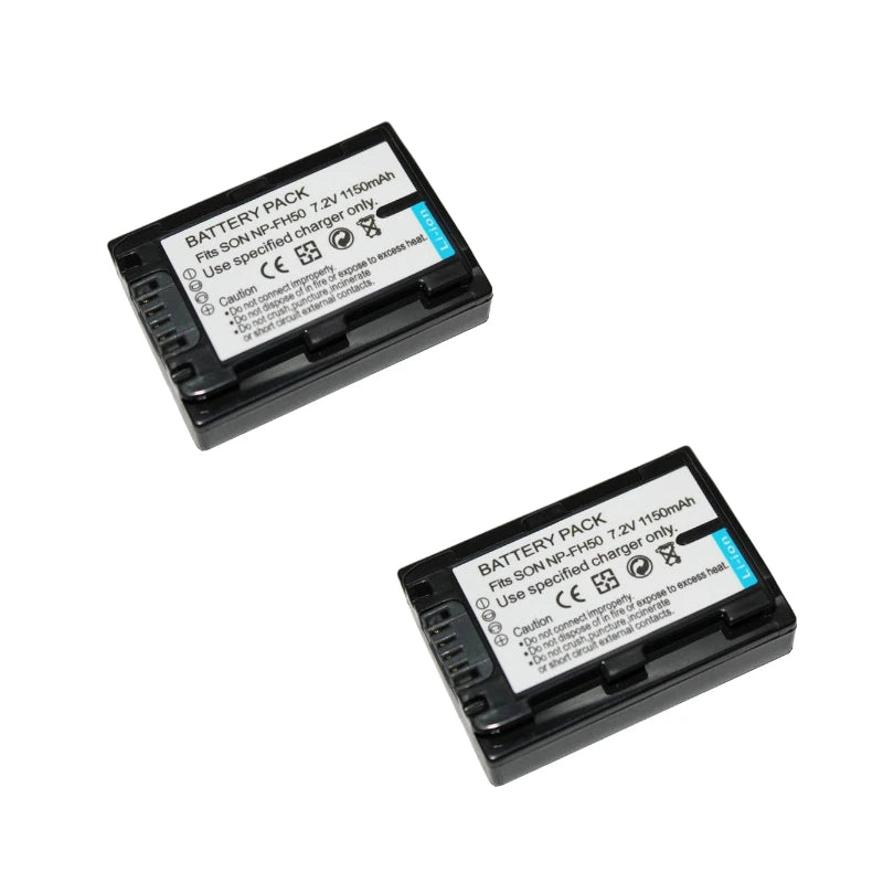 NP-FH50 NPFH50 7.2V 1150mAh Camera Battery for Sony NP-FH40 NP-FH30 A230 A330 A290 A380 A390 HDR-TG1E TG3 TG5 TG7 DSC-HX1