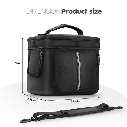 Portable Travel Case with Handle Travel Carrying Case Power Station Storage Case for BLUETTI EB3A 268Wh LiFePO4 Battery Backup