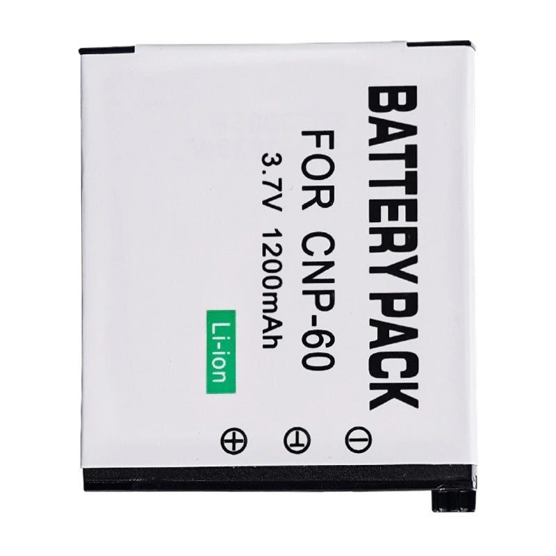 Replacement Camera Battery CNP-60 3.7V 1200mAh For Casio EX-Z80 S10 Z85 Z80 Z90 S12Z9 FS10  Z20 Z29 CNP 60 CNP60 NP60