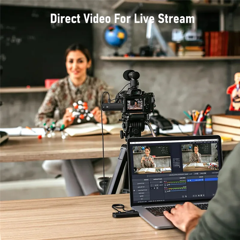 CABE--Compatible Wireless Transmitter And Receiver 1080P Meeting Transmitter Receiver For Laptop TV Projector Monitor Camera