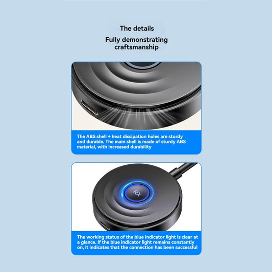 ELECT--Compatible Wireless Extender 1080P 50M 5G Audio Video Transmitter Receiver Screen Sharing Switch