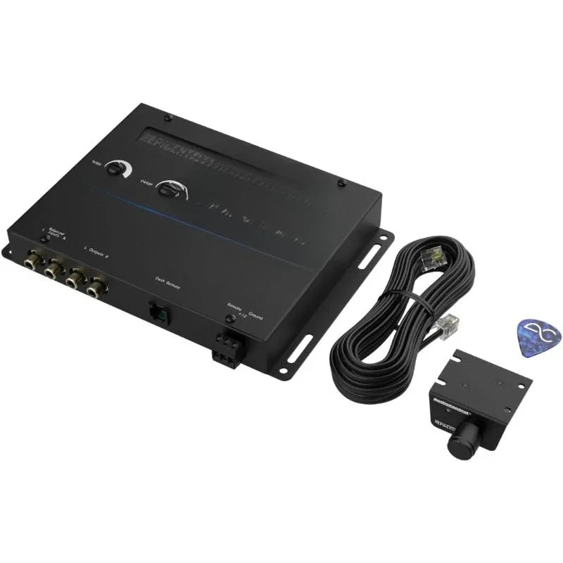 EPICENTER Digital Bass Restoration Control Processor, Car Audio Bass Booster Enhancer with Wired Remote Control (Black)
