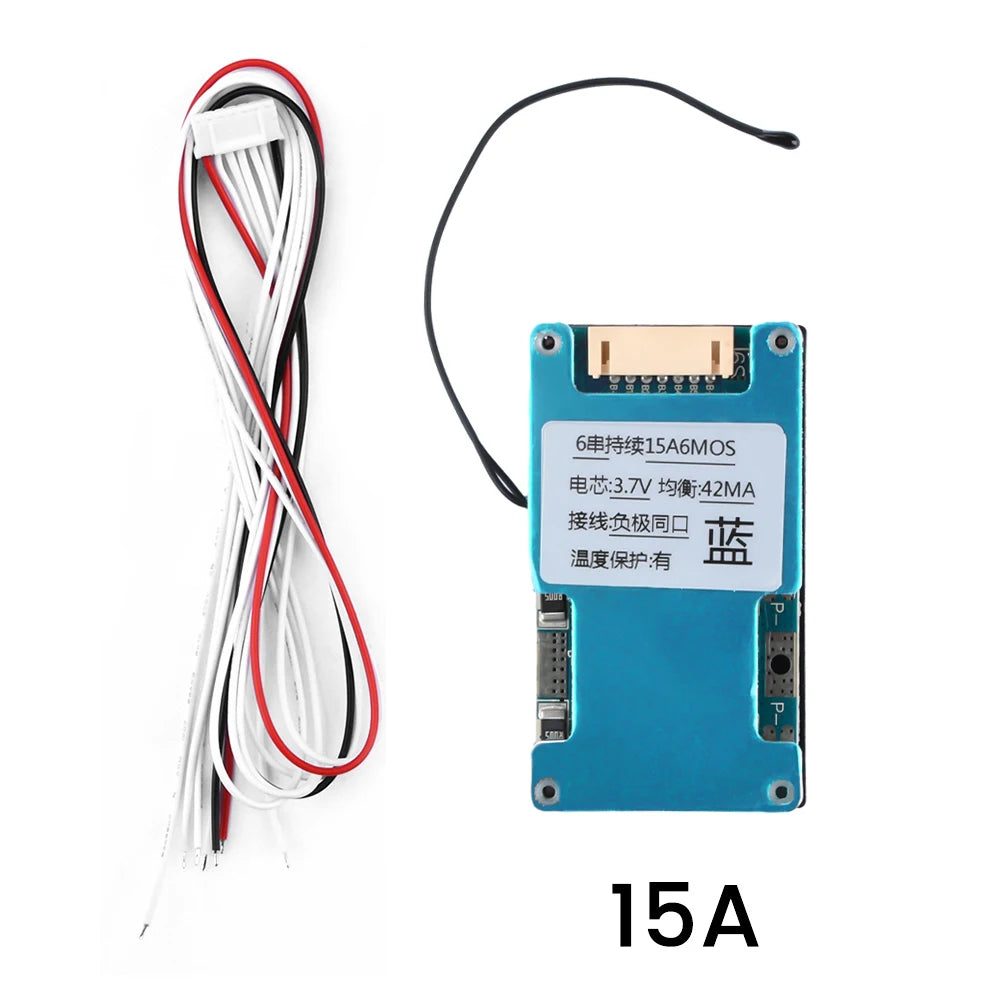 6S 22.2V Lithium Battery Charger Protection Board Active Equalisation Module with Temperature Control Battery Management System