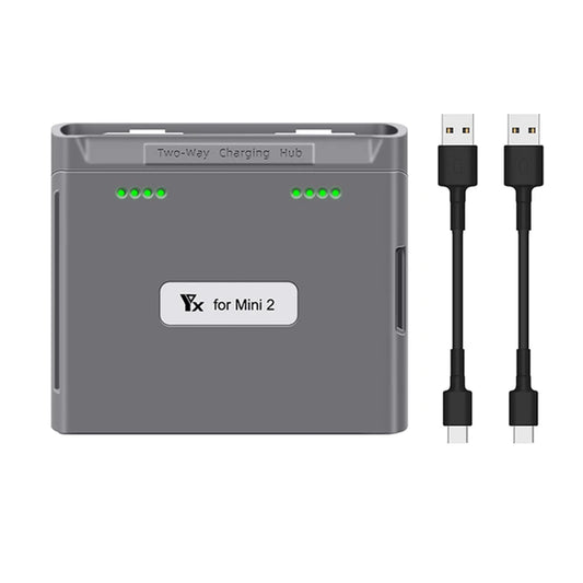 Newest Fast Smart Battery Charger with USB Port Battery Charger for DJI MINI 2/MINI Drone Battery Charging Hub