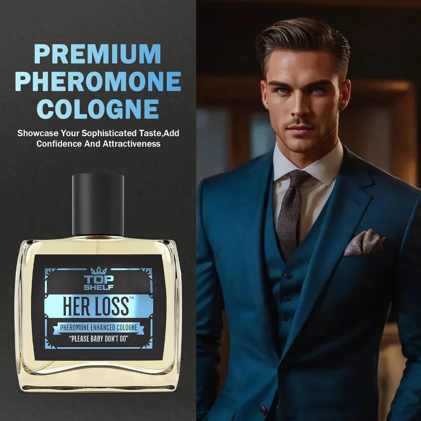 Her Loss Cologne for Men (ππ‘ππ«π¨π¦π¨π§π ππ§π‘ππ§πππ) - 50ml EDP Spray | Long Lasting