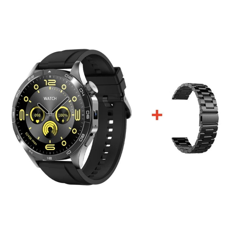 LM01 For Android IOS Rugged Military Smart Watch Men's Ftiness Watches IP68 Waterproof 1.43inch Bluetooth Call Smartwatch 2024
