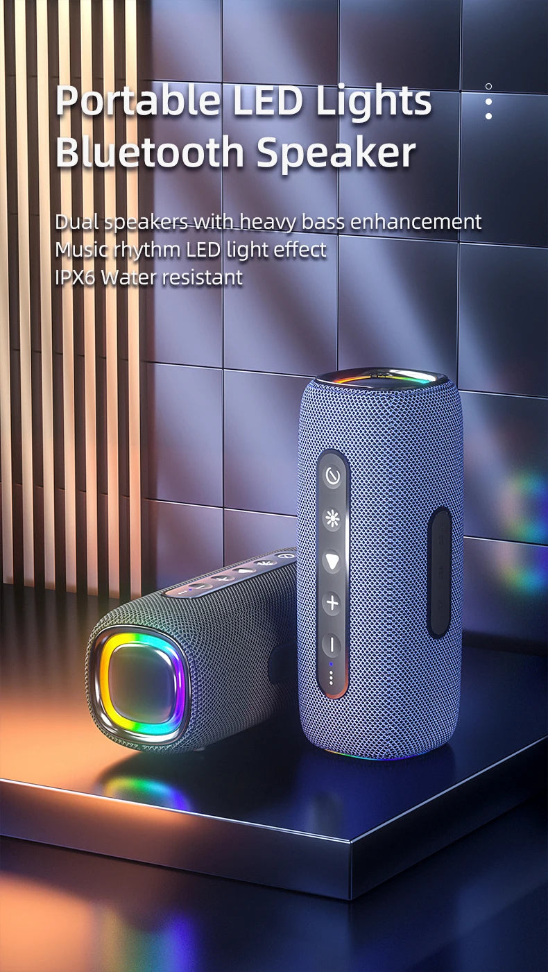 Original  20W  Powerful Bluetooth Speaker  Outdoor Waterproof IPX4 Wireless Music Speakers 4000mah Long Battery Life