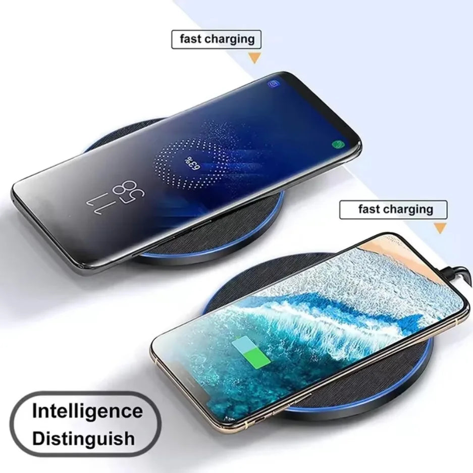 Wireless Charger Pad for Samsung Galaxy S24 S23 S22 iPhone 16 15 14 13 Pro Max Xiaomi Earphone Fast Induction Charging Station