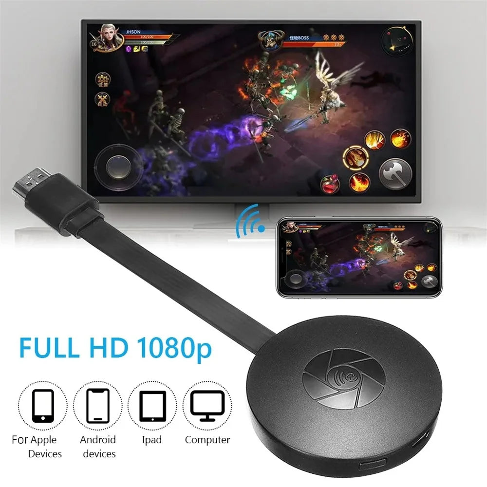 1080P G2 WiFi Dongle Wifi Display Receiver For Display HDMI Portable Miracast Dongle For TV Projector Android iOS Mirror Screen