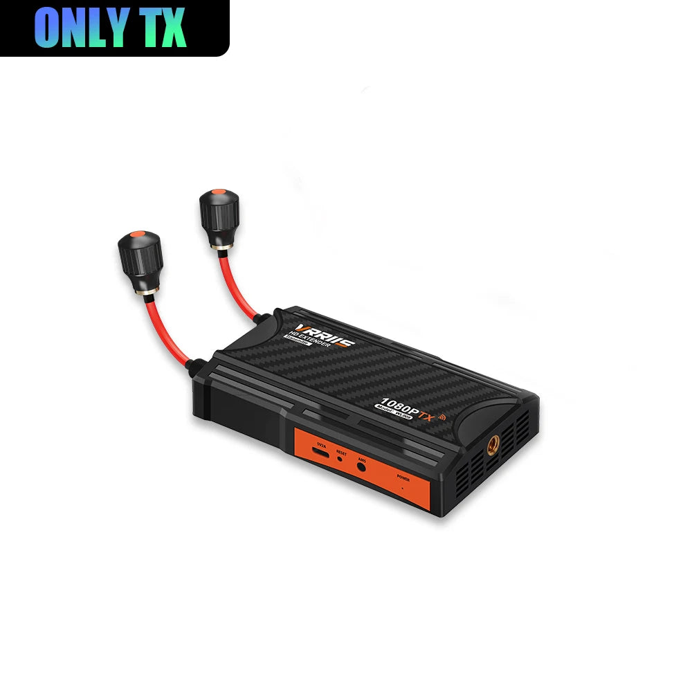 Vrriis Wireless Video Transmitter and Receiver 5.8Ghz HDMI Extender 300 Meter for Streaming TV Box to Laptop to TV Projector