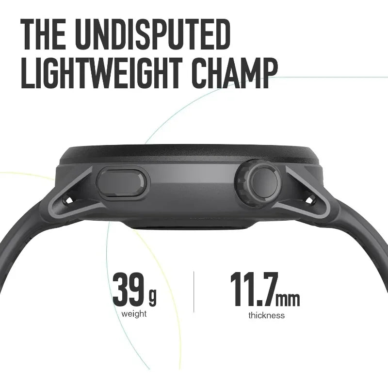 PACE 3 Sport Watch GPS, Lightweight and Comfort, 17 Days Battery Life, Dual-Frequency GPS, Heart Rate