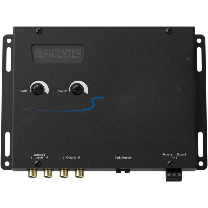 EPICENTER Digital Bass Restoration Control Processor, Car Audio Bass Booster Enhancer with Wired Remote Control (Black)