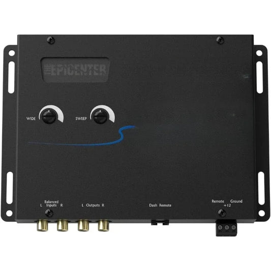 EPICENTER Digital Bass Restoration Control Processor, Car Audio Bass Booster Enhancer with Wired Remote Control (Black)