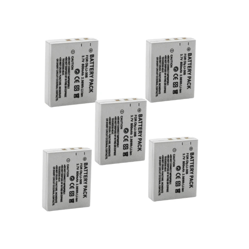 New Li-30B Li 30B 3.7V 800mAh Battery for Olympus Stylus Verve Digital, Digital S, Μ-Mini Digital, Μ-Mini Digital S Cameras