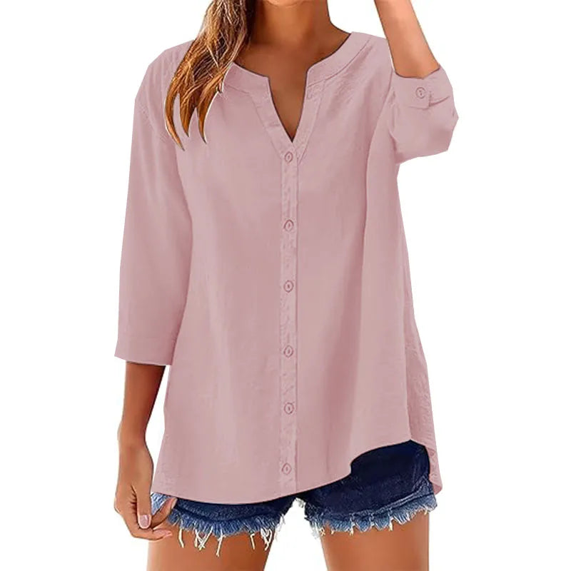 Women's Casual Blouses Business Long Sleeve Shirts