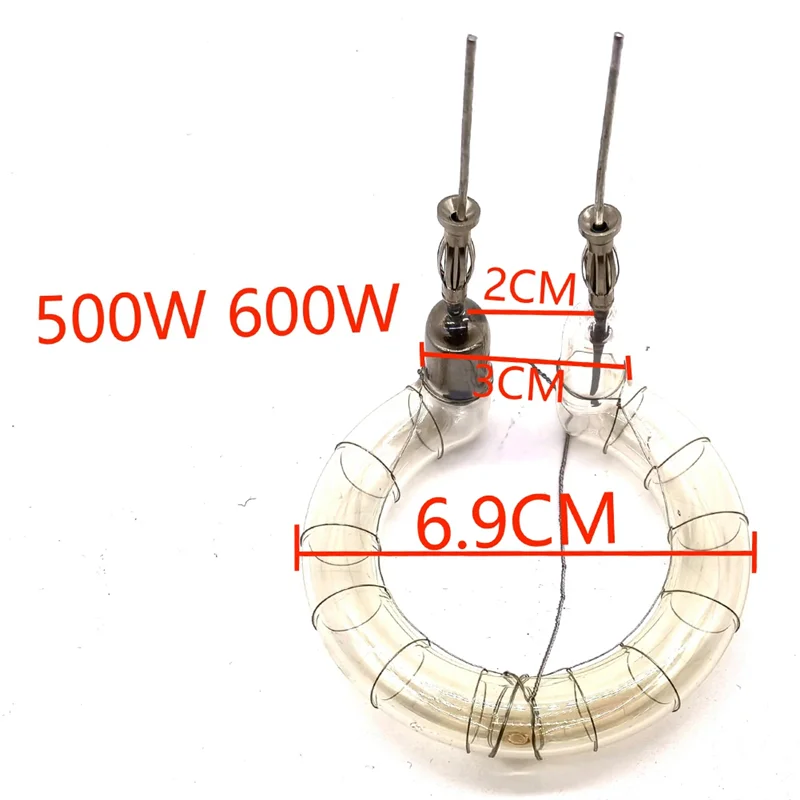 T35C 1 PCS New COPY 500W 600W Ring Flash Tube Xenon Lamp Flashtube 5500K Repair Part Photo Studio Speedlight