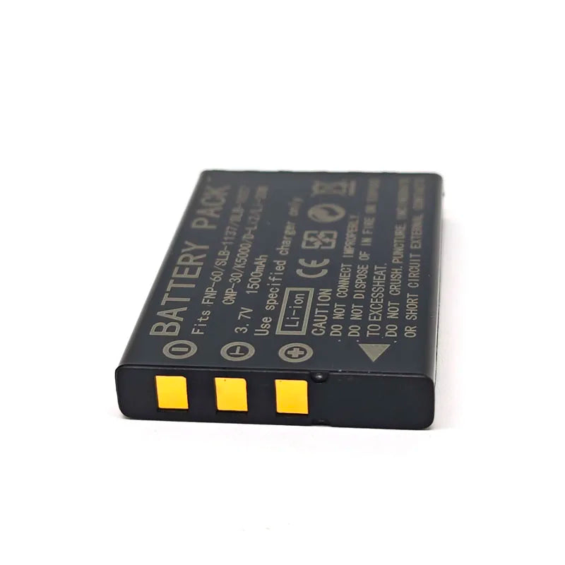 NP-60 NP60 SLB-1137 SLB-1037 CNP30 KLIC-5000 D-Li2 Li-20B Battery + Charger for Fujifilm F50I F501 F401 ZOOM F410 F601 F601Z