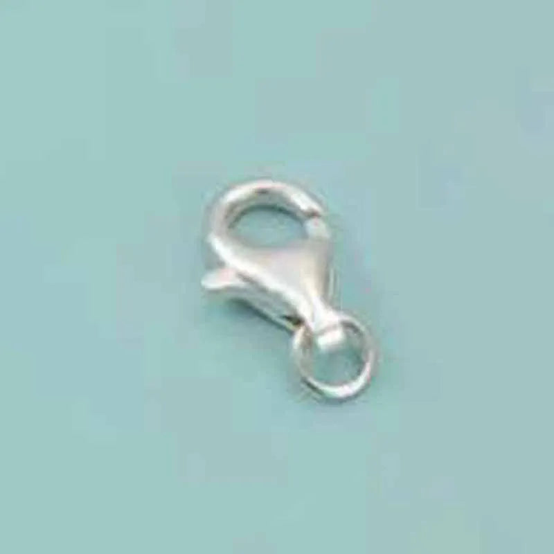 2pcs Genuine Real Pure Solid 925 Sterling Silver Lobster Buckle Clasps Claw Gold Buckles Connector Jewelry Making Findings