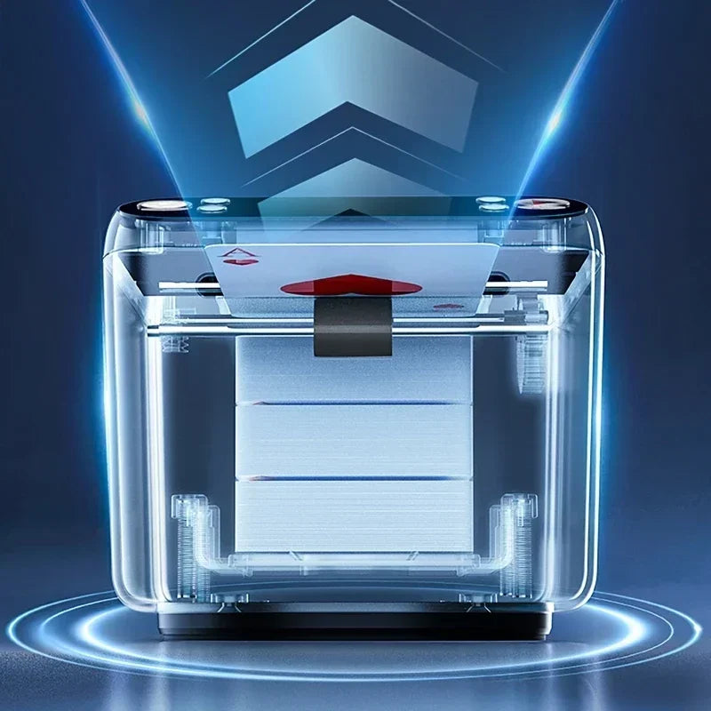 12 people 360° Rotating Automatic Cards Dealer,Electric Card Dealer Dealing Playing Cards Distribution Machine with 4pcs Buttons