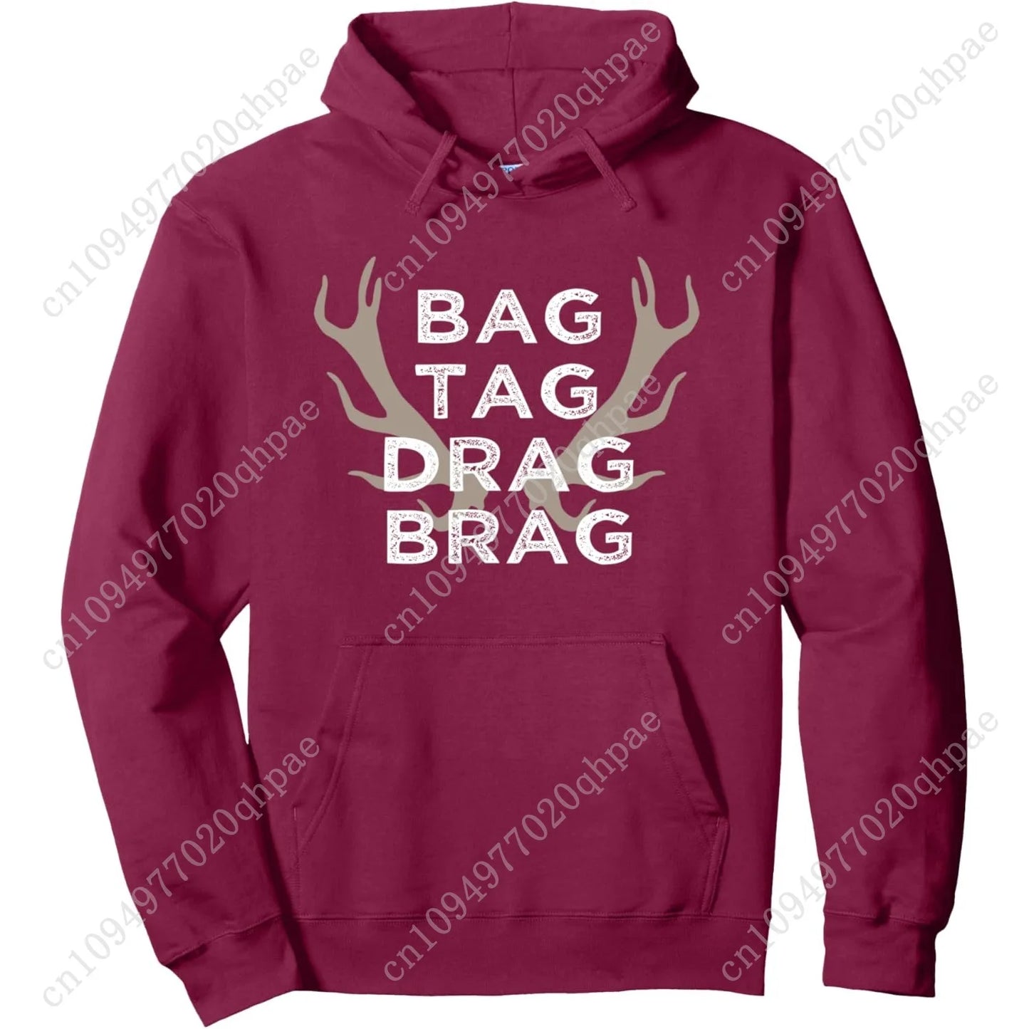 Hunting Hoodie Deer Bow Hunter Sweatshirt Gift Men Teens Pullover Hoodie